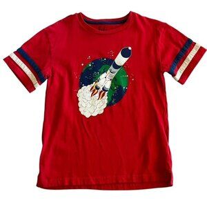 Boden Rocketship Tee Size 6-7 Years
